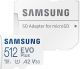 Samsung Evo Plus (2021) microSDXC 512GB Class 10 U3 V30 A2 UHS-I