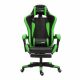 Καρέκλα Gaming με Υποπόδιο Green Herzberg (HG-8080GRN) (HEZHG8080GRN)