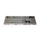 Motospeed Κ96 Wired mechanical keyboard Backlight side laser camo grey color with blue switch