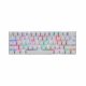 Motospeed CK62/Κ62 White Bluetooth Mechanical Keyboard RGB Blue Switch GR Layout