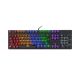 Motospeed K96 Black Wired Mechanical Keyboard Side Laser Keys Blue Switch US Layout