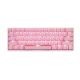 Motospeed CK62/K62 Pink Bluetooth Mechnical Keyboard Rgb Blue Switch GR Layout