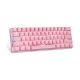 Motospeed CK62/K62 Pink Bluetooth Mechnical Keyboard Rgb Red Switch GR Layout (MT00218)