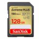 SanDisk Extreme PLUS 128GB SDHC Memory Card UHS-I (SDSDXWA-128G-GNCIN) (SANSDSDXWA-128G-GNCIN)