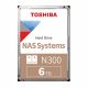 Toshiba N300 - NAS Hard Drive 3.5'' 6TB (HDWN160UZSVA) (TOSHDWN160UZSVA)