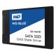 Western Digital Δίσκος SSD 2.5'' SATA III Blue 500GB 7mm 3D (WDS500G2B0A)