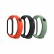 Xiaomi Mi Band 5 3-pack Strap Black/Orange/Teal (BHR4639GL) (XIABHR4639GL)