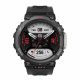 Amazfit T-Rex 2 Aluminium 47mm Αδιάβροχο Smartwatch με Παλμογράφο (Ember Black)