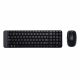 Logitech MK220 Desktop Combo GR (Black, Wireless) (LOGMK220)