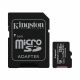 Kingston Micro Secure Digital 256GB microSDXC Canvas Select Plus 80R CL10 UHS-I Card + SD Adapter (SDCS2/256GB) (KINSDCS2/256GB)