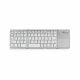 MediaRange Foldable and Rechargeable Bluetooth keyboard 64 keys with touchpad Silver (MROS133-GR)