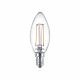 Philips E14 LED Warm White Filament Candle Bulb 2W (25W) (LPH02435) (PHILPH02435)