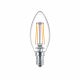 Philips E14 LED Warm White Filament Candle Bulb 4.3W (40W) (LPH02437) (PHILPH02437)