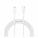 Baseus Type-C - Lightning Superior Series fast charging data cable PD 20W 2m White (CATLYS-C02) (BASCATLYS-C02)