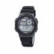 Casio Digital Battery Watch with Rubber Strap Black (AE-1000W-1AVD) (CASAE1000W1AVEF)