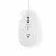 Nedis Wired Mouse Ενσύρματο Ποντίκι Λευκό (MSWD200WT) (NEDMSWD200WT)