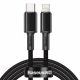 Baseus High Density Braided USB-C to Lightning Cable 20W Μαύρο 2m(CATLGD-A01) (BASCATLGD-A01)