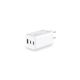 MediaRange 100W GaN Fast Charging Adapter 2x USB-C and 1x USB-A & USB-C Power Delivery and Quick Charge enabled White (MRMA123)