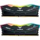 TeamGroup Μνήμη RAM DDR5 32GB KIT 2x16GB PC 6000 Team T-Force Delta RGB  (FF3D532G6000HC38ADC01)