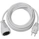 Brennenstuhl Quality plastic extension cable 10m white H05VV-F 3G1,5 (1168460) (BNN1168460)