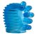 MAGIC MASSAGER PLEASURE ATTACHMENTS. BIG NUBS / RIDGE. BLUE