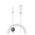 Baseus Lightning Big Eye Digital display Data Cable 2A 1m White (CALEYE-02) (BASCALEYE-02)