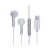 Garbot Grab&Go headphones/headset In-ear Silver, White (C-05-10200) (GARC-05-10200)