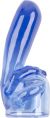 Wand Attachment - Big Middle Finger - 4cm Dia. (Blue)