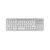 MediaRange Foldable and Rechargeable Bluetooth keyboard 64 keys with touchpad Silver (MROS133-GR)