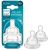 Philips Θηλές από Σιλικόνη Baby Bottle Flow 1 Nipple 2τμχ (SCY761/02) (PHISCY761.02)