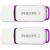 Philips Snow 2-Pack 64GB USB 2.0 Stick Μωβ (FM64FD70D/00) (PHIFM64FD70D-00)